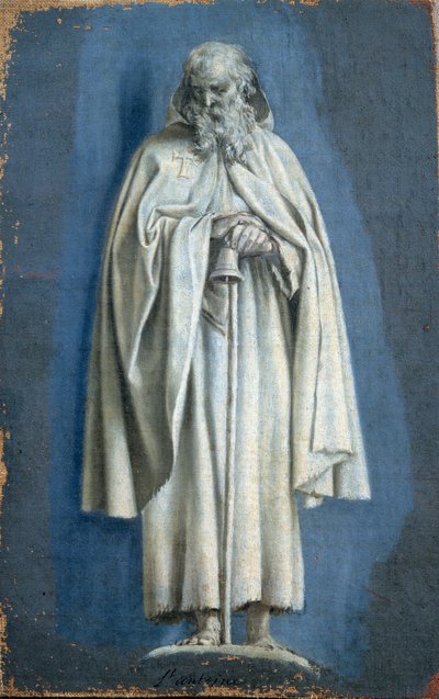 Saint Antoine the Great holding a bell by Laurent de la Hyre