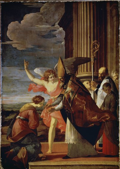 Saint Germain of Auxerre and Saint Genevieve of Paris by Laurent de la Hyre