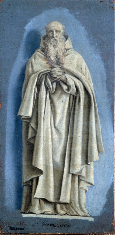 Saint Romuald Praying by Laurent de la Hyre