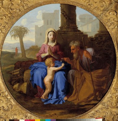 Virgin and Child with Saint Joseph by Laurent de la Hyre