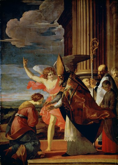 Saint Germanus of Auxerre and Saint Genevieve of Paris by Laurent de la Hyre
