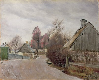 Street in Hoje Taastrup (1911) by Laurits Andersen Ring