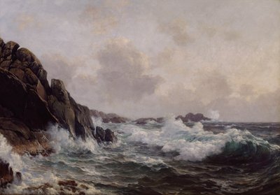 Breakers at Kvitsoy by Lauritz Haaland