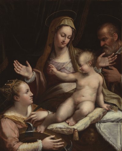 The Holy Family with Saint Catherine of Alexandria by Lavinia Fontana