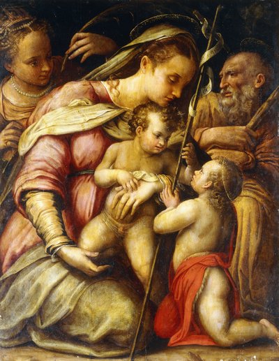 The Holy Family with the Infant Saint John the Baptist and Saint Catherine by Lavinia Fontana