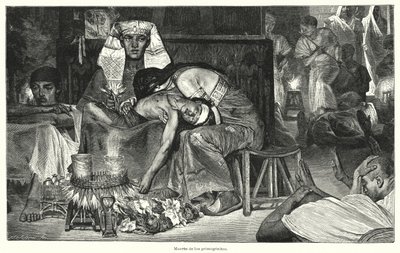 Death of the Firstborn: the last of the Ten Plagues of Egypt by Lawrence (after) Alma Tadema