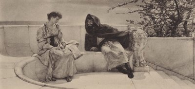 The Old Story by Lawrence (after) Alma Tadema