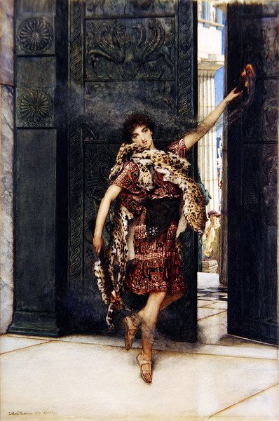 Dance before the Thymele by Lawrence Alma Tadema
