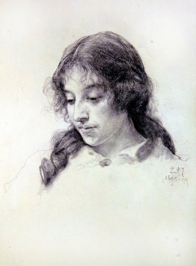 Portrait Study of Miss Raven-Hill by Lawrence Alma Tadema