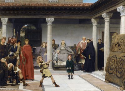 The Education of the Children of Clotilde and Clovis by Lawrence Alma Tadema