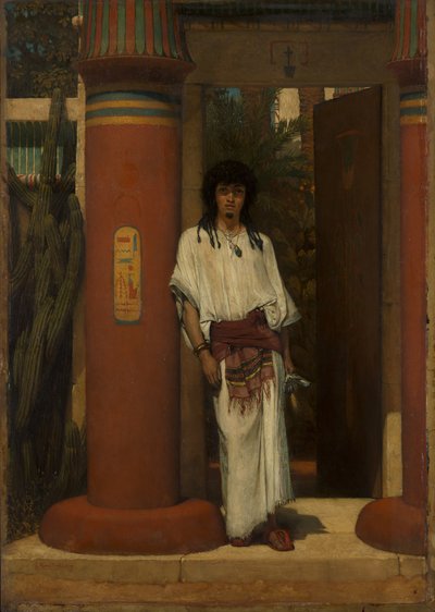 An Egyptian in a Doorway by Lawrence Alma Tadema