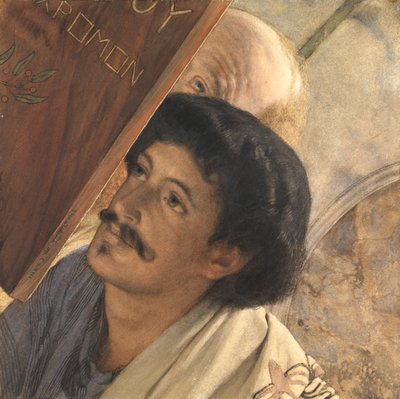 Charles Deschamps, with Henry Wallace Looking On, 1874 by Lawrence Alma Tadema