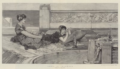 Love in Idleness by Lawrence Alma Tadema