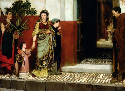 Returning from Market by Lawrence Alma Tadema