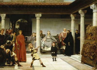 The Education of the Children of Clovis by Lawrence Alma Tadema