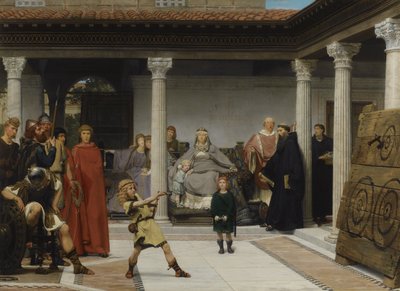 The Education of the Children of Clovis, 1861 by Lawrence Alma Tadema
