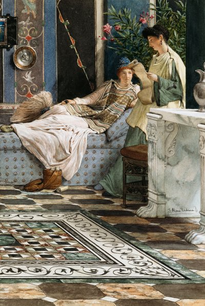 The Letter from an Absent One, 1871 by Lawrence Alma Tadema
