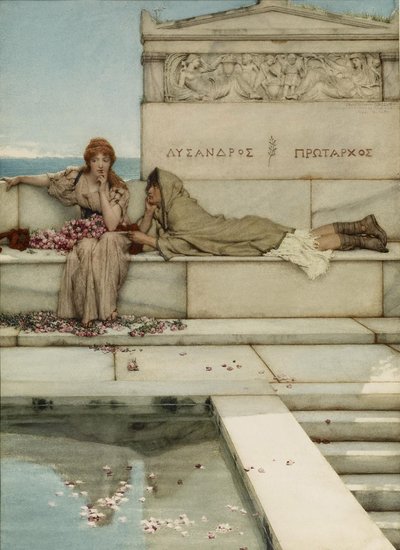 Xanthe and Phaon, 1883 by Lawrence Alma Tadema