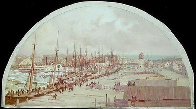 The Great Flood of Chicago in 1849 by Lawrence Carmichael Earle