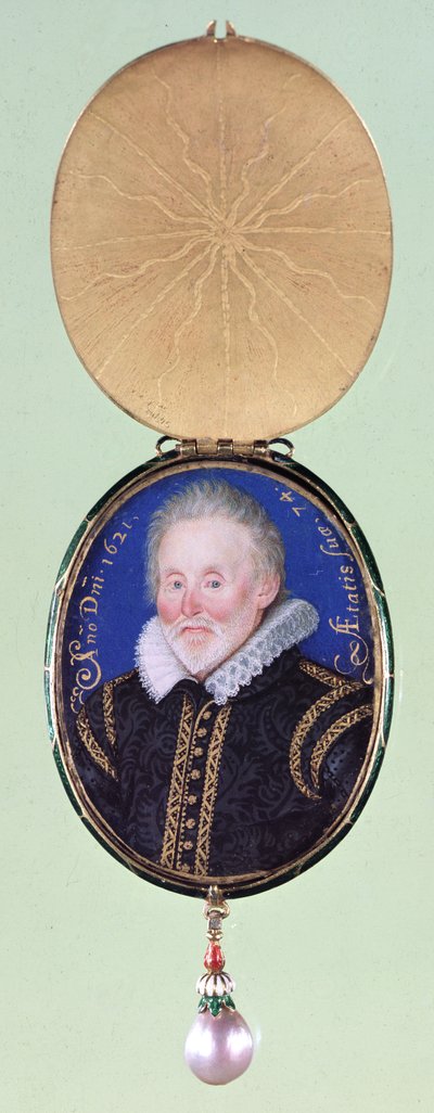 Portrait of an Unknown Man, c.1621 by Lawrence Hilliard