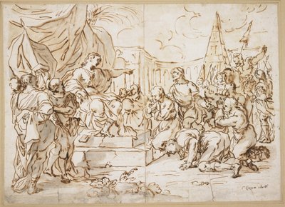 Joseph and His Brethren, Genesis 41 by Lazzaro Baldi