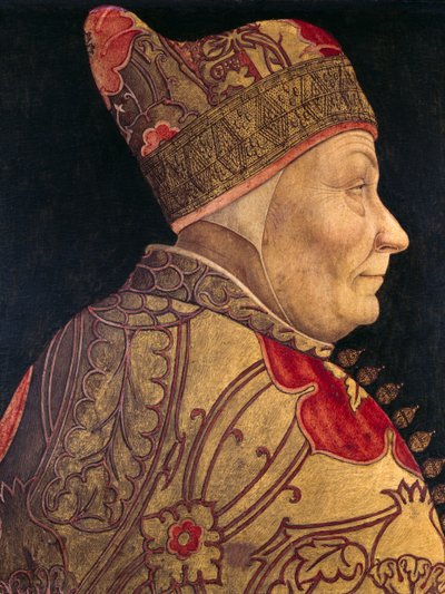 Portrait of Doge Francesco Foscari by Lazzaro Bastiani