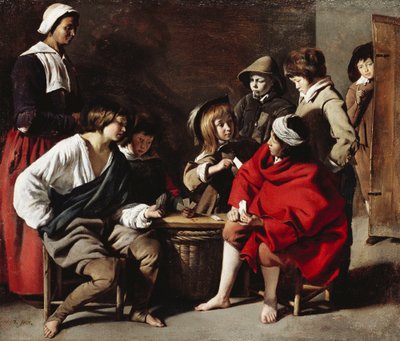 The Young Card-players by Le Nain Brothers
