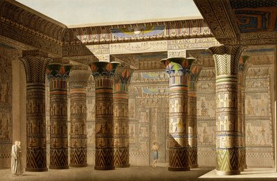 Portico of the Grand Temple of Philae, Nubia, c.1809-1812 by Le Pere (after)