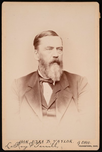 Portrait of Ezra Booth Taylor by Le Roy and Terrill