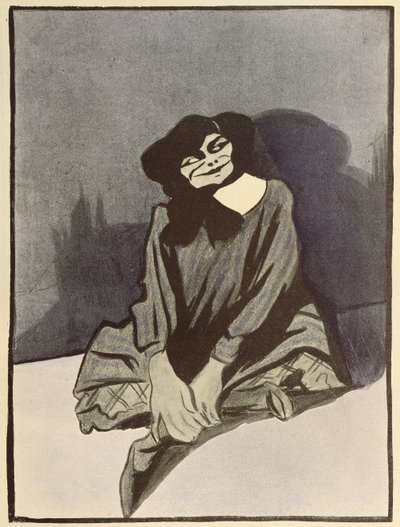 Caricature of Colette, from 