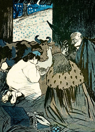 Emile Loubet and Marianne Welcome the Wise Men into the Manger by Leal de Camara
