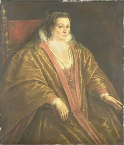 Portrait of a Woman, probably Morosina Morosini, Wife of Marino Grimani, the Doge of Venice by Leandro Bassano (workshop of)