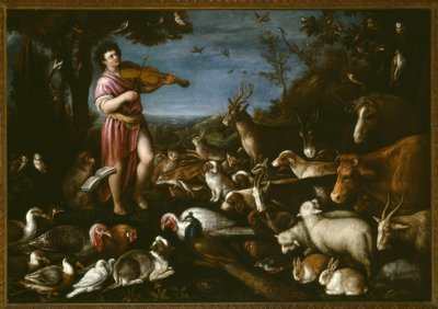 Orpheus Enchants the Animals by Leandro Bassano