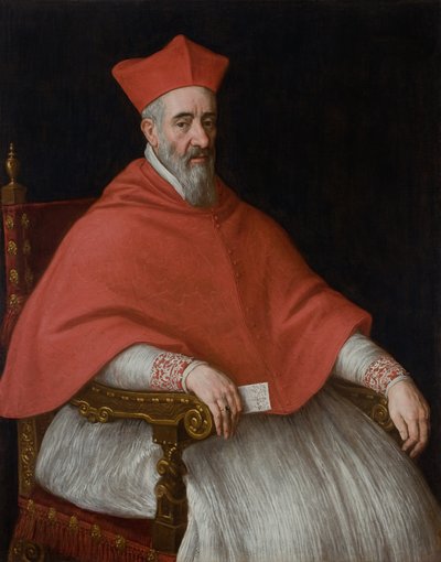 Portrait of Cardinal Giovanni Dolfin 1545-1622 by Leandro Bassano