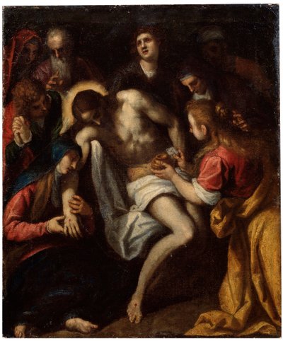 The Lamentation over Christ, Late 16th or Early 17th Century by Leandro Bassano