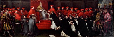 Honorius III, did Cencio Savelli pope from 1216 to 1227, approved in 1216 the rule of Saint Dominica to found the Order of Preachers Brothers known today as Dominicans by Leandro da Ponte Bassano