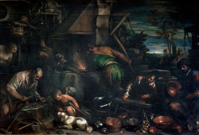 The Forge of Vulcan by Leandro da Ponte Bassano