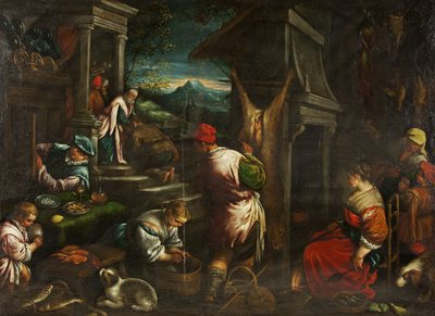 The Return of the Prodigal Son, c.1577-88 by Leandro da Ponte Bassano