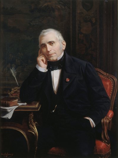 Portrait of the Dramatist and Librettist Eugène Scribe by Lecomte Vernet