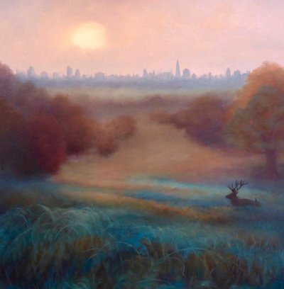 Morning Mist Richmond Park, 2021 by Lee Campbell