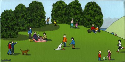 Picnic on the Hill by Lee Sellers