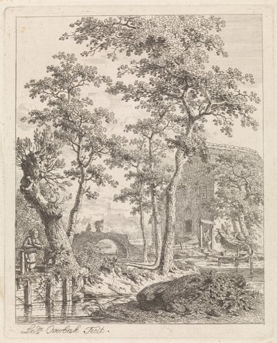 Farm by the Water (Landscapes with Figures series) by Leendert Overbeek