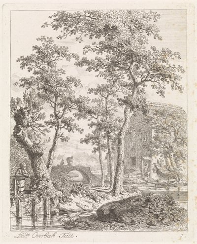 Farm by the Water (Landscapes with Figures series) by Leendert Overbeek