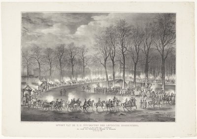 Procession of the Students of Leiden University Held on February 9, 1835, Representing the Entry of Ferdinand and Isabella into Granada on January 6, 1492 by Leendert Springer (I)