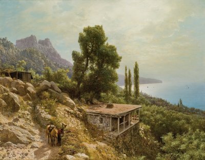 Near Ay-Petri in the Crimea by Lef Feliksovich Lagorio