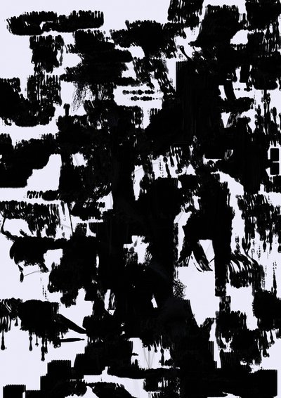 Dynamic Abstract Strokes by Lembayung senja studio [Vintage Poster]