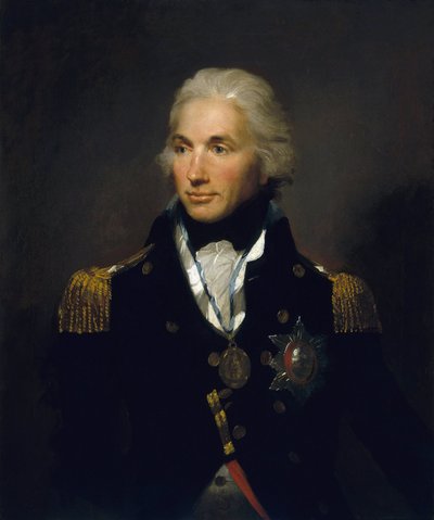 Portrait of Vice Admiral Horatio Nelson, first Viscount of Nelson by Lemuel Francis Abbott