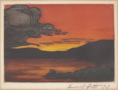 Sunset On The Lake by Lendall Pitts