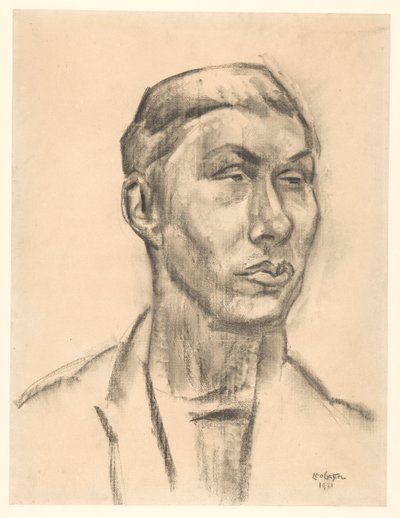 Portrait of an Unknown Man by Leo Gestel (signed by artist)