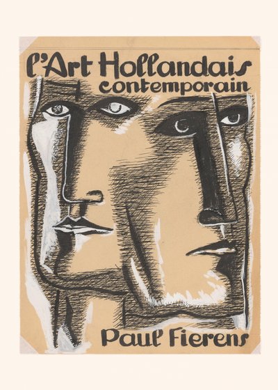 Design Book Cover Contemporary Dutch Art 1933 by Leo Gestel
